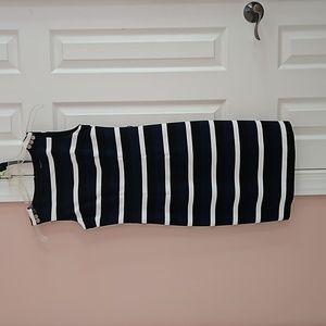 WHBM Black and Blue Dress